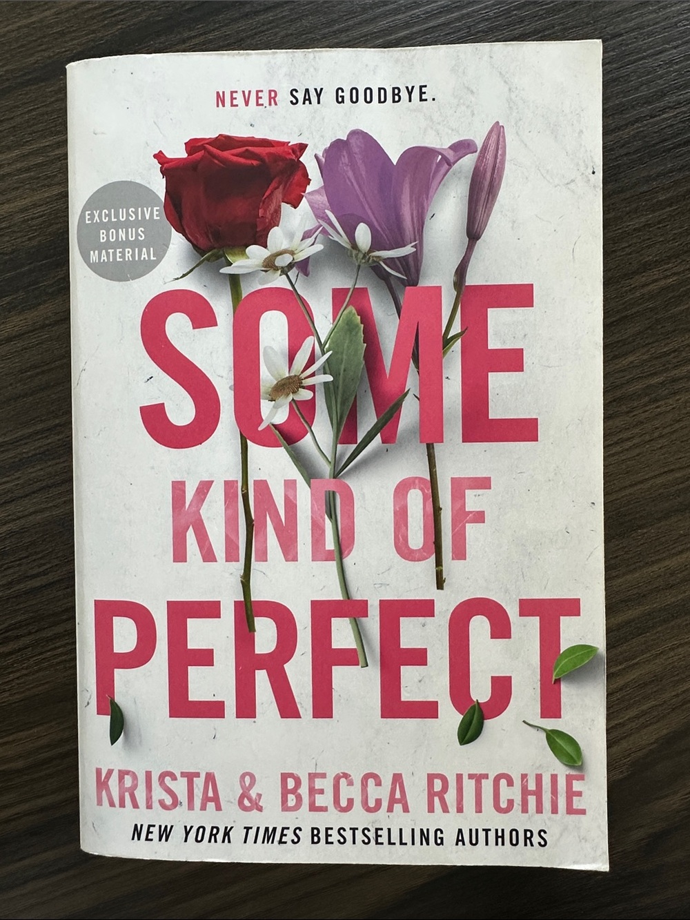 Some Kind of Perfect Paperback Book - Pink & White Cover